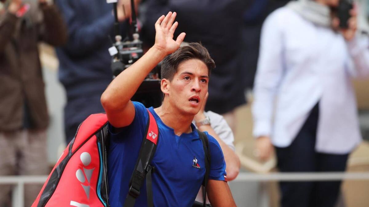 Sebastían Báez, Roland Garros. Foto: EFE.