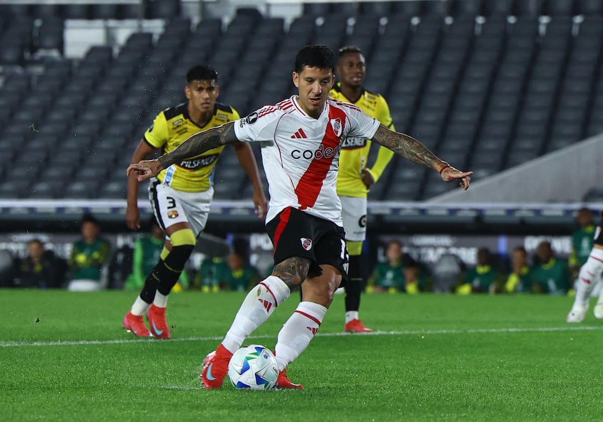 Sebastián Driussi, River Plate. Foto: REUTERS/Agustin Marcarian.