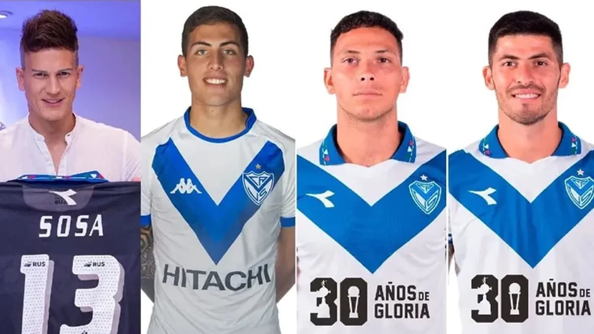 Sebastián Sosa; Braian Cufré; Abiel Osorio y José Ignacio Florentín. Foto: NA.