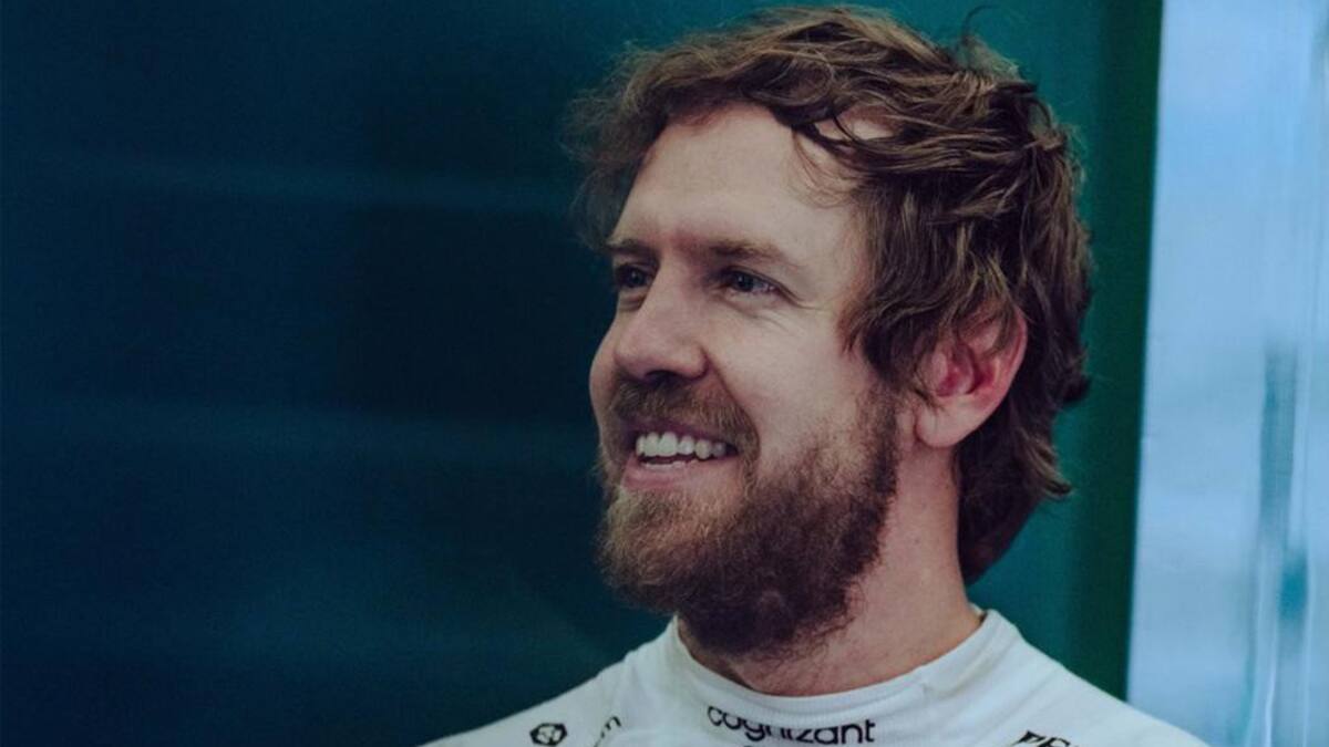Sebastian Vettel, Foto Twitter Aston Martin F1