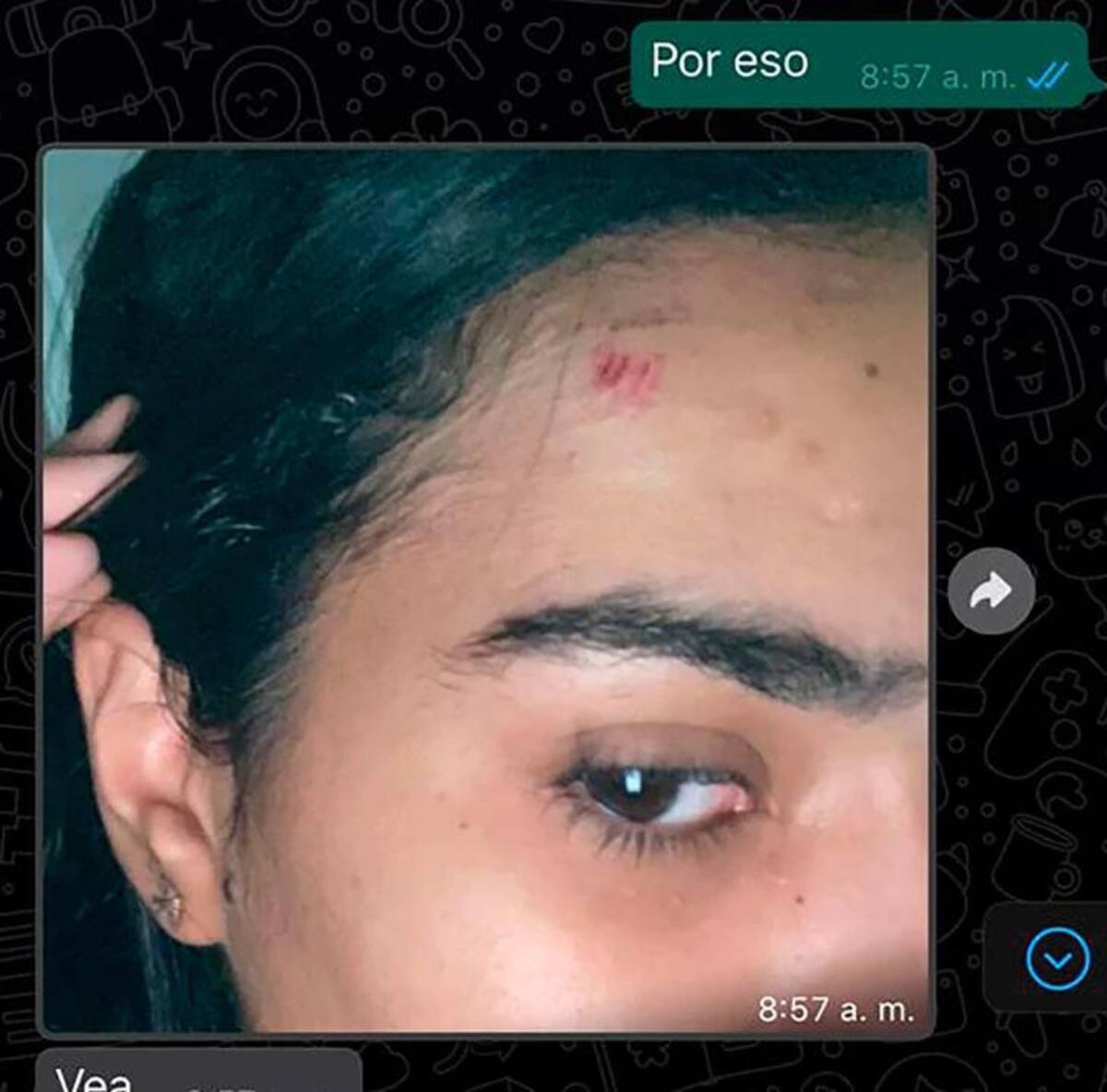 Sebastián Villa y Daniela Cortés, chats