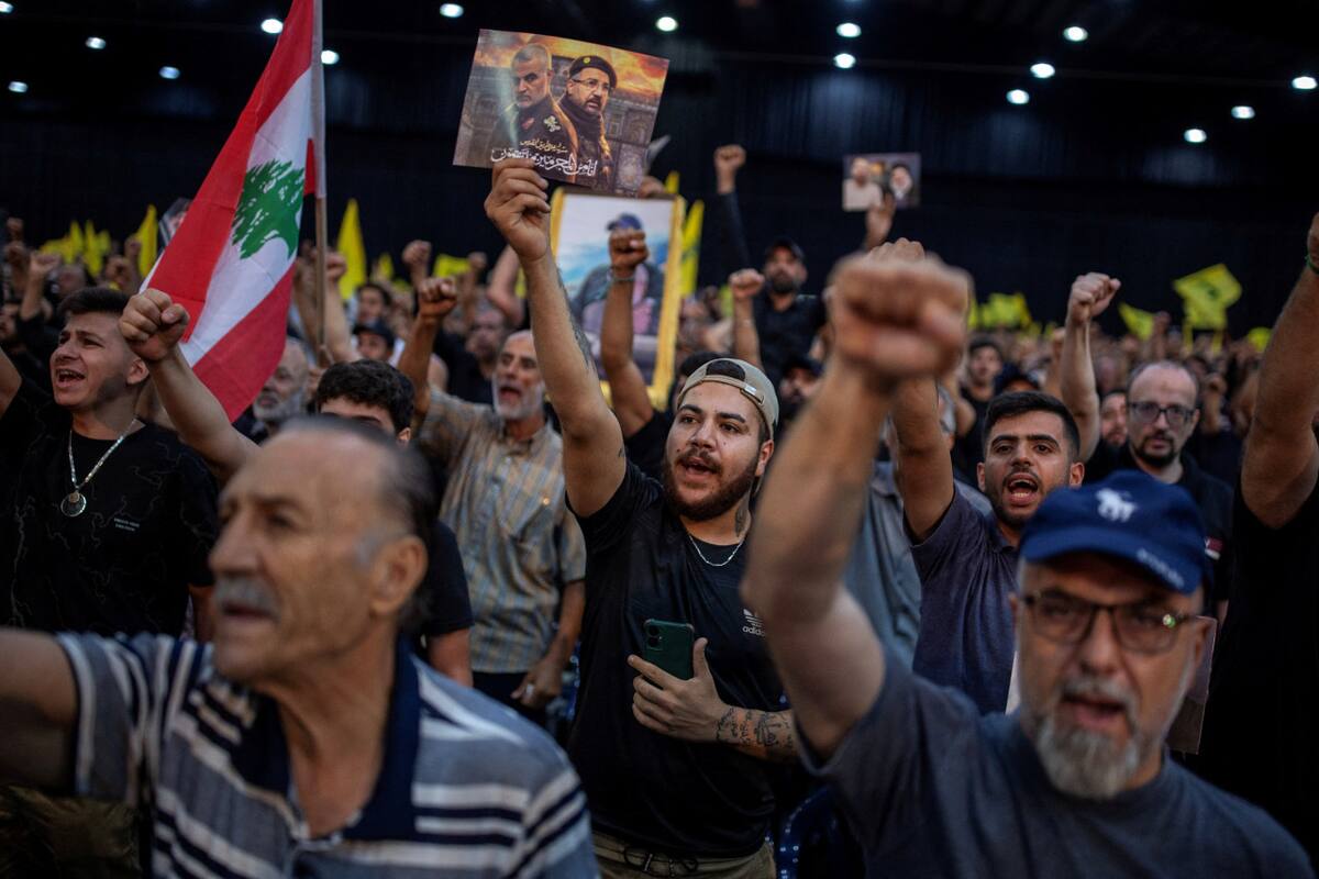 Seguidores de Hezbollah. Foto: Reuters.