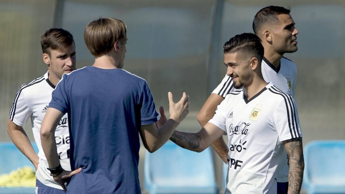 Selección Argentina - Lanzini - Foto NA