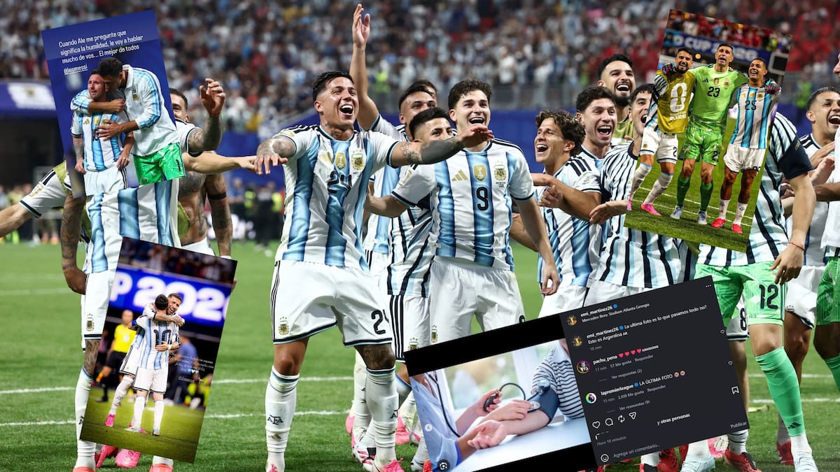 De la euforia a las dedicatorias para Messi: los mensajes en las redes de los jugadores argentinos tras el triunfo ante Egipto