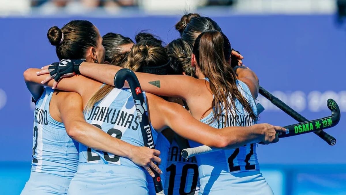 Selección argentina de hockey. Foto: NA.