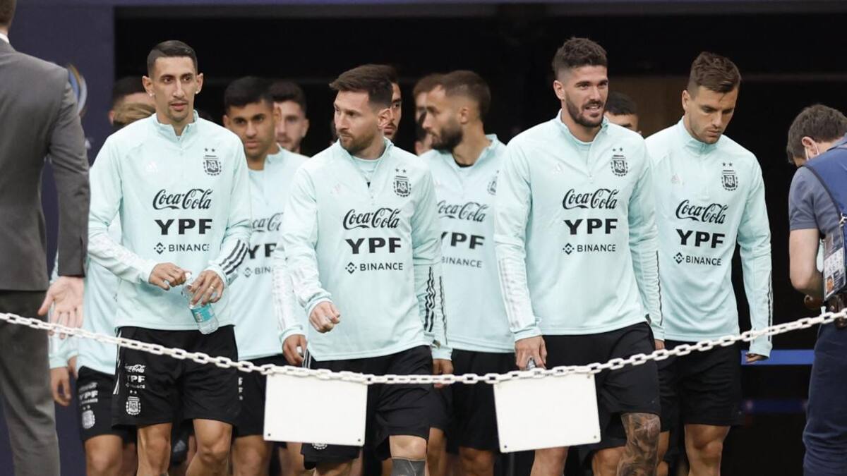 Selección argentina en Wembley. Foto: REUTERS.