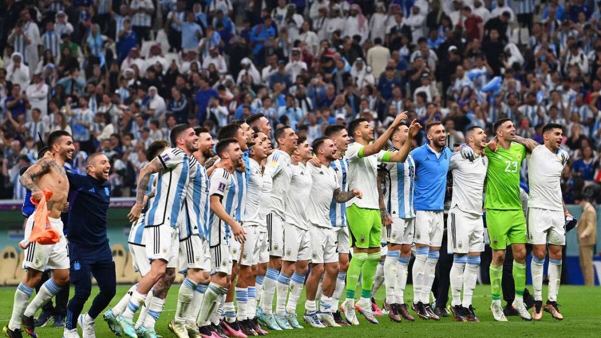 Selección Argentina. Foto: EFE