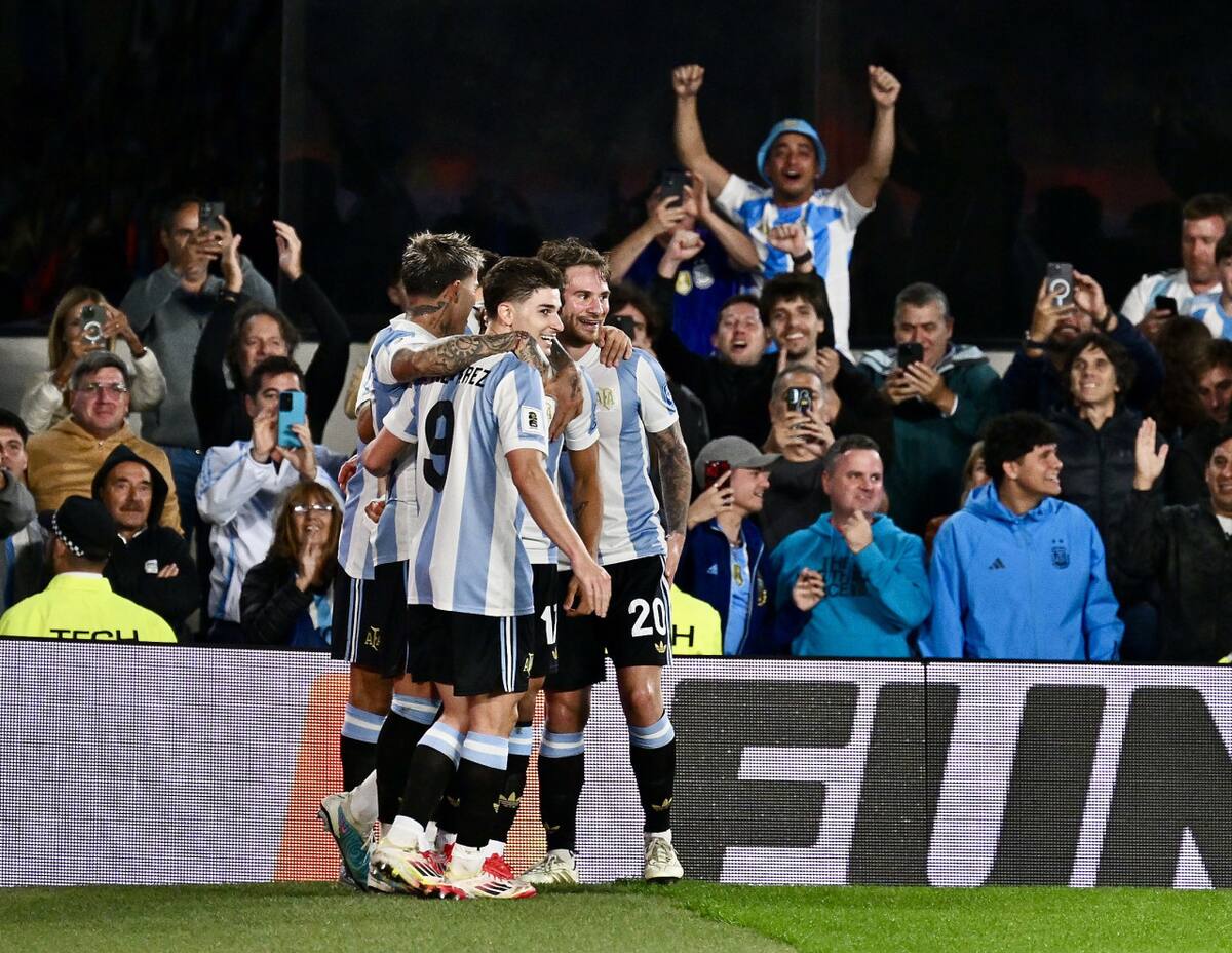 Selección Argentina. Foto: Juan Foglia / NA