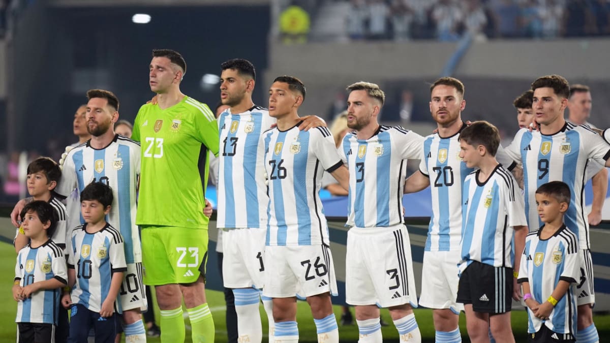 Selección Argentina. Foto: NA.