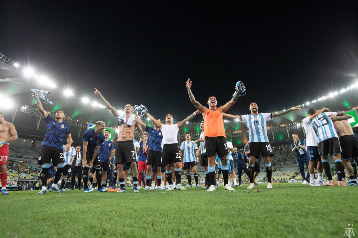 Selección Argentina. Foto: NA