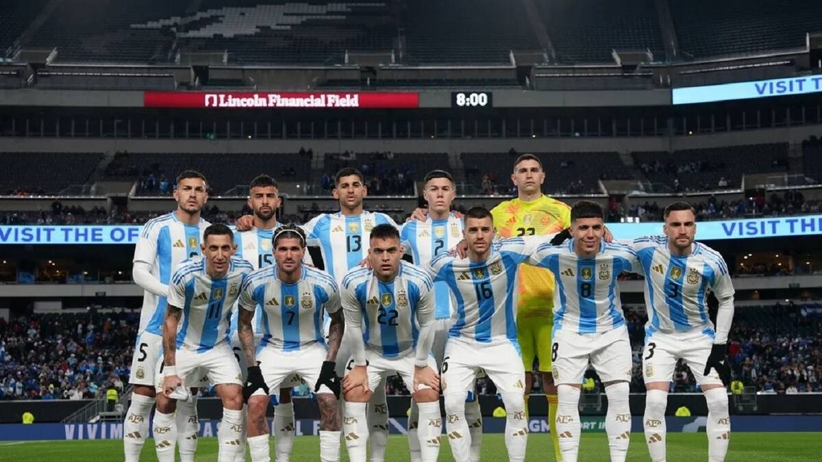 Selección Argentina. Foto: NA