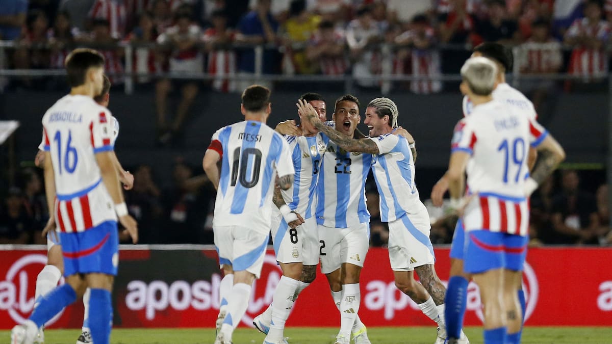 Selección Argentina, Paraguay. Foto: Reuters.