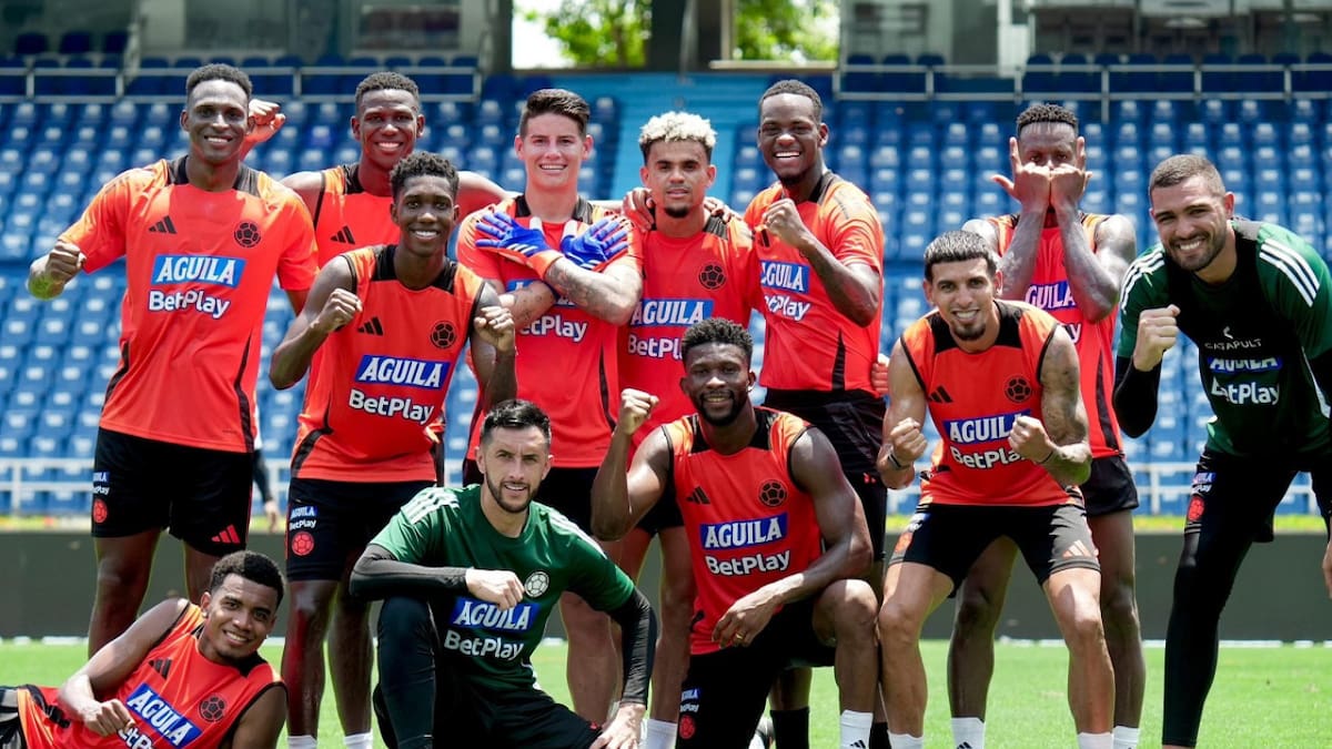 Selección Colombia. Foto: X @FCFSeleccionCol.
