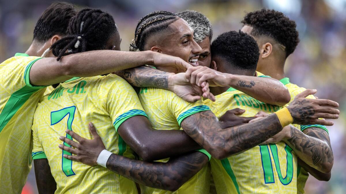 Selección de Brasil. Foto: EFE.