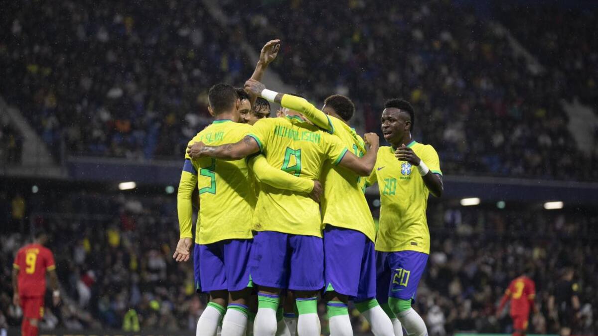 Selección de Brasil. Foto: Twitter @CBF_Futebol.