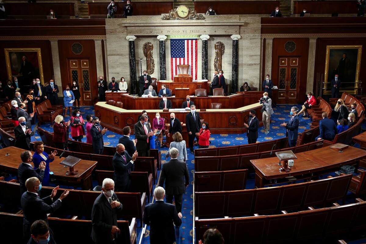 Senado, EEUU. Foto: EFE