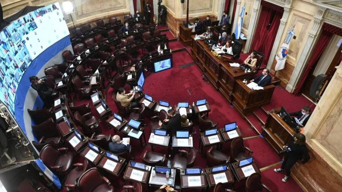 Senado, sesión