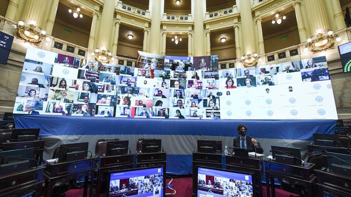 Senado, sesión virtual, NA