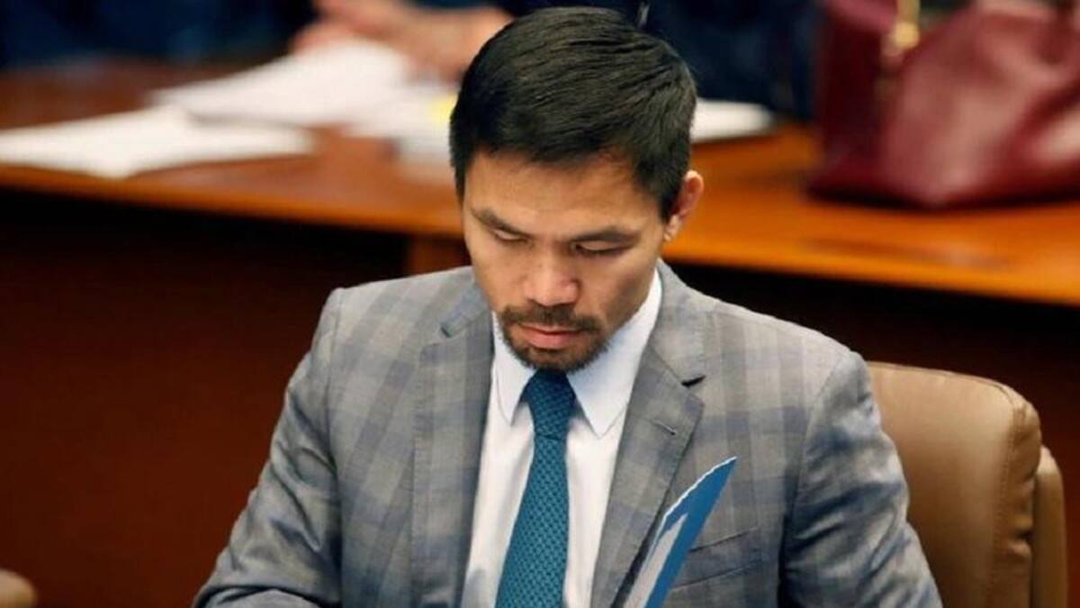 Senador filipino y campeón de boxeo Manny Pacquiao, REUTERS