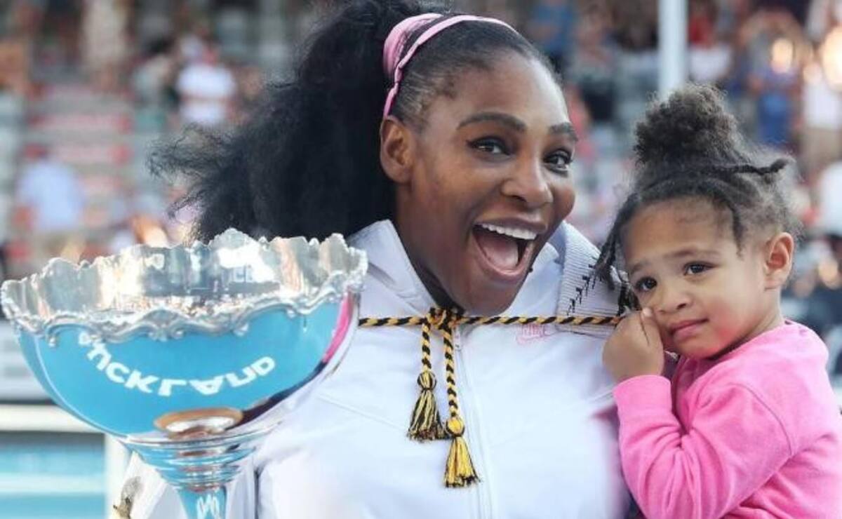 Serena Williams y su hija Alexis Olympia Ohanian Jr. Foto: NA.