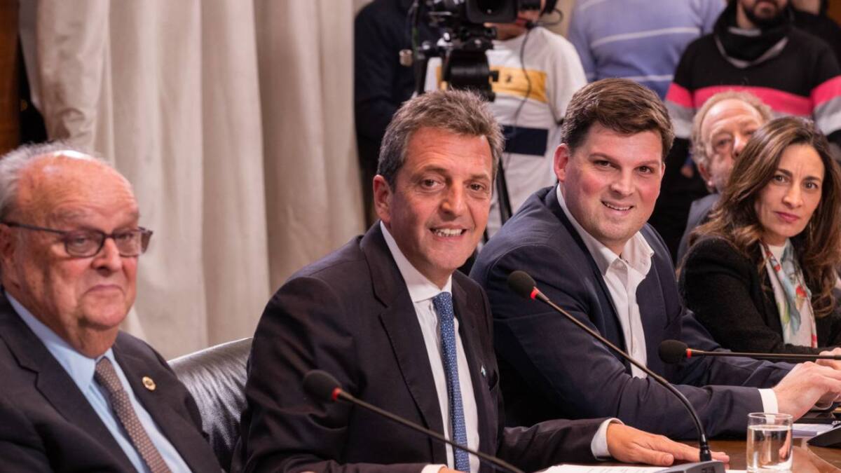 Sergio Massa anunció nuevas medidas para las PyMES. Foto: Twitter.