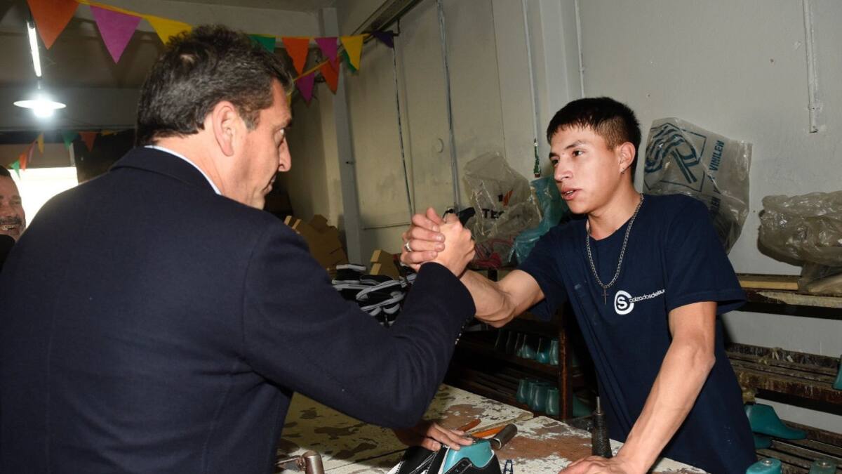 Sergio Massa en Avellaneda. Foto: ministerio de Economía.