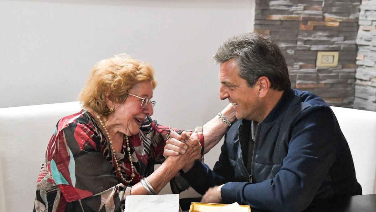 Sergio Massa en Berazategui. Foto: Presidencia de la Nación.