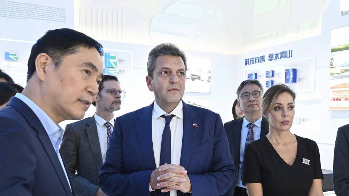 Sergio Massa en China. Foto: Télam.