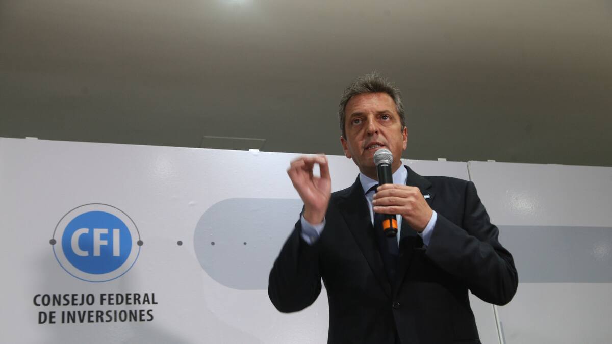 Sergio Massa en el Consejo Federal de Inversiones. Foto: NA.