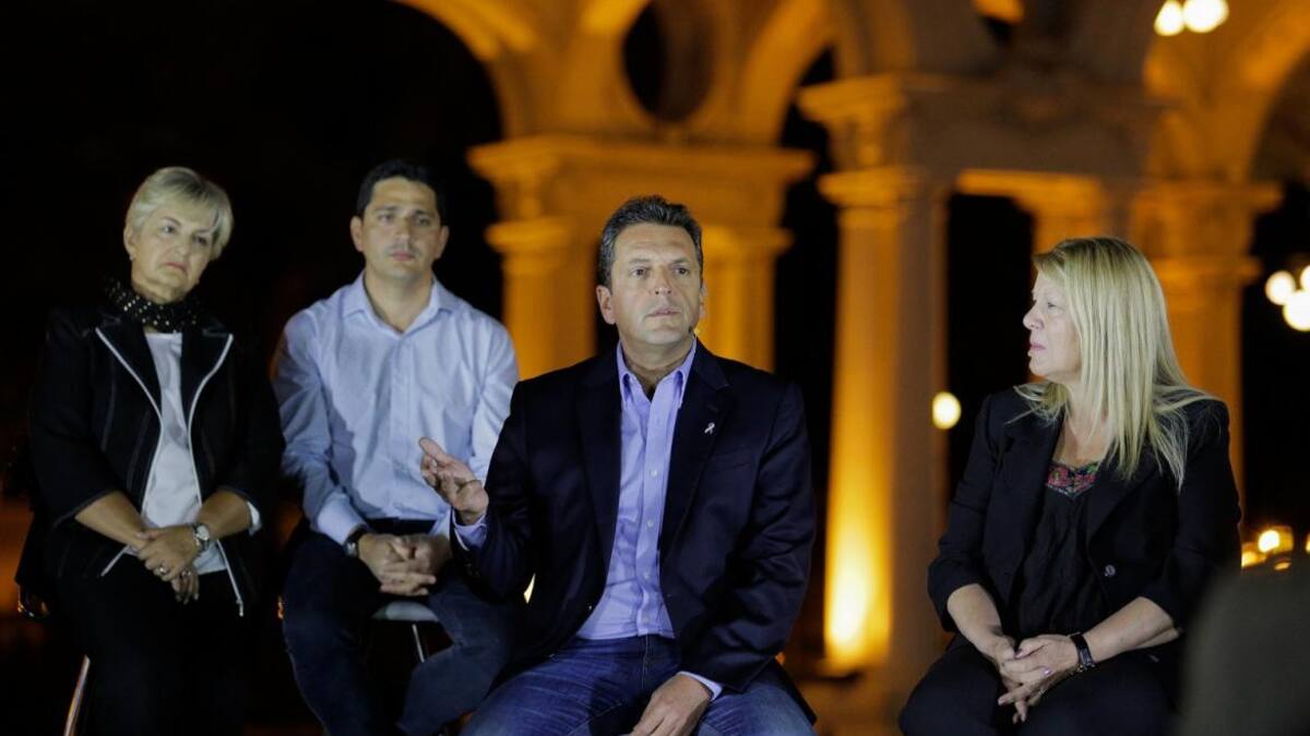 Sergio Massa en Tigre - DYN