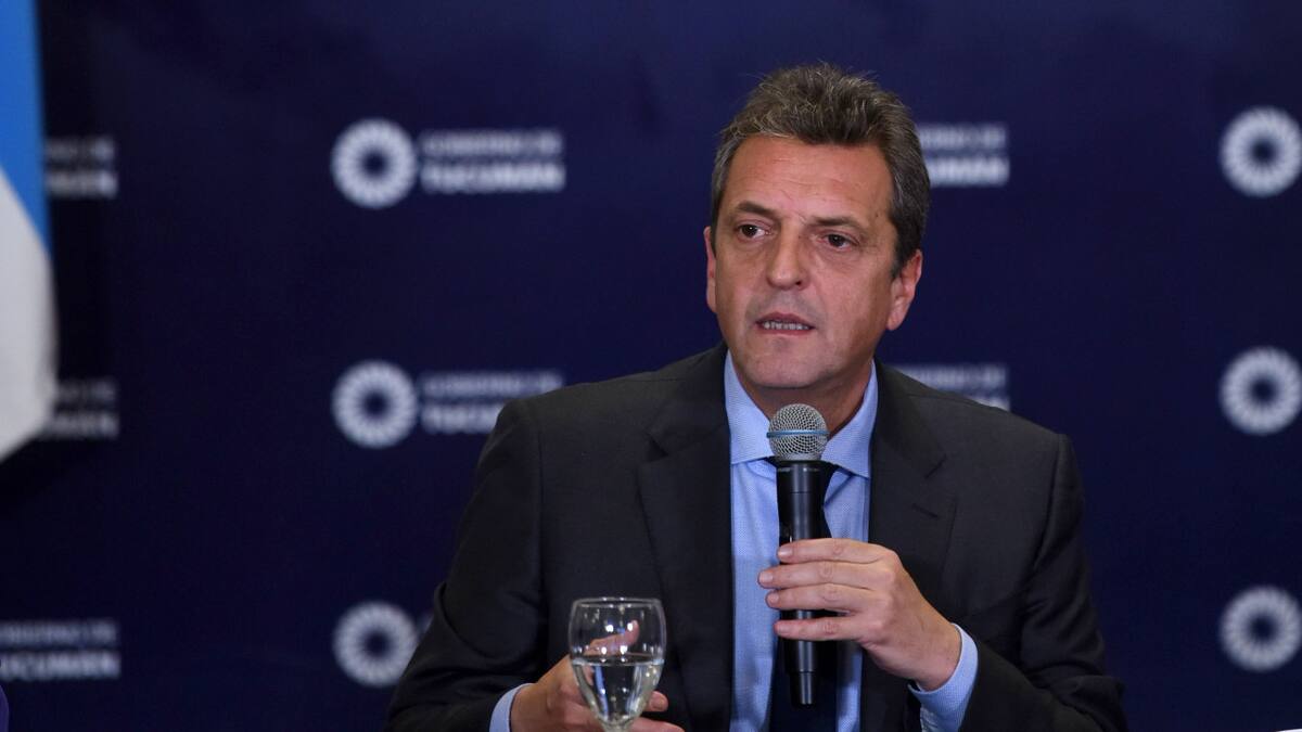 Sergio Massa en Tucumán. Foto: Télam.