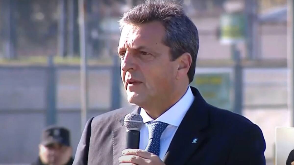 Sergio Massa. Foto: Canal 26.