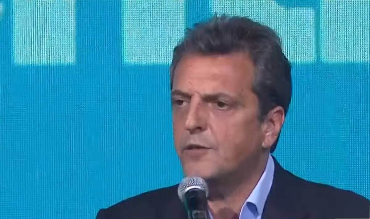 Sergio Massa. Foto: Captura.