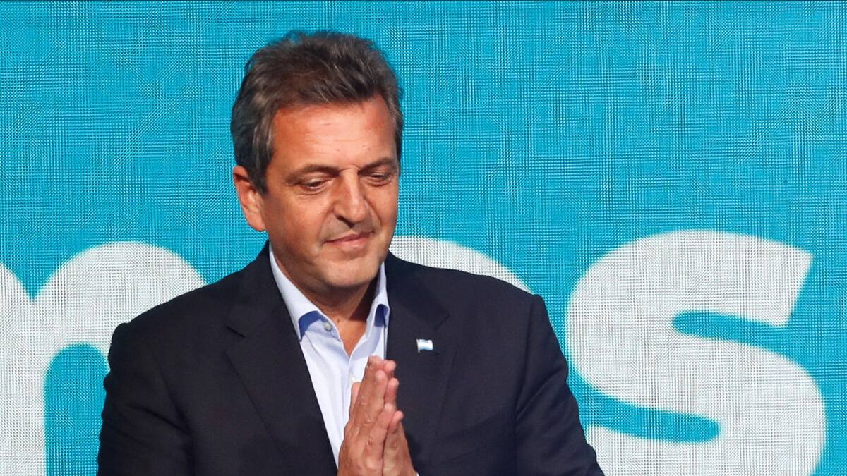 Sergio Massa. Foto: Reuters.