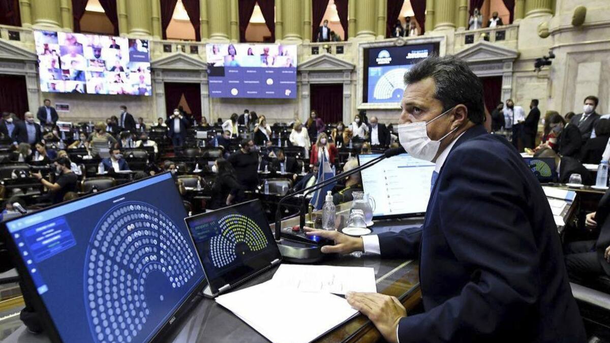 Sergio Massa, presidente de la Cámara de Diputados, NA