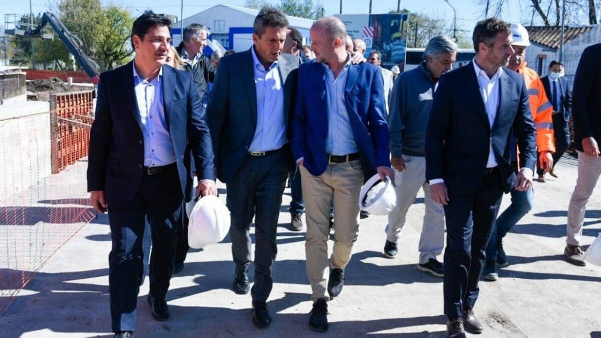 Sergio Massa recibió a la UIA. Foto Twitter.