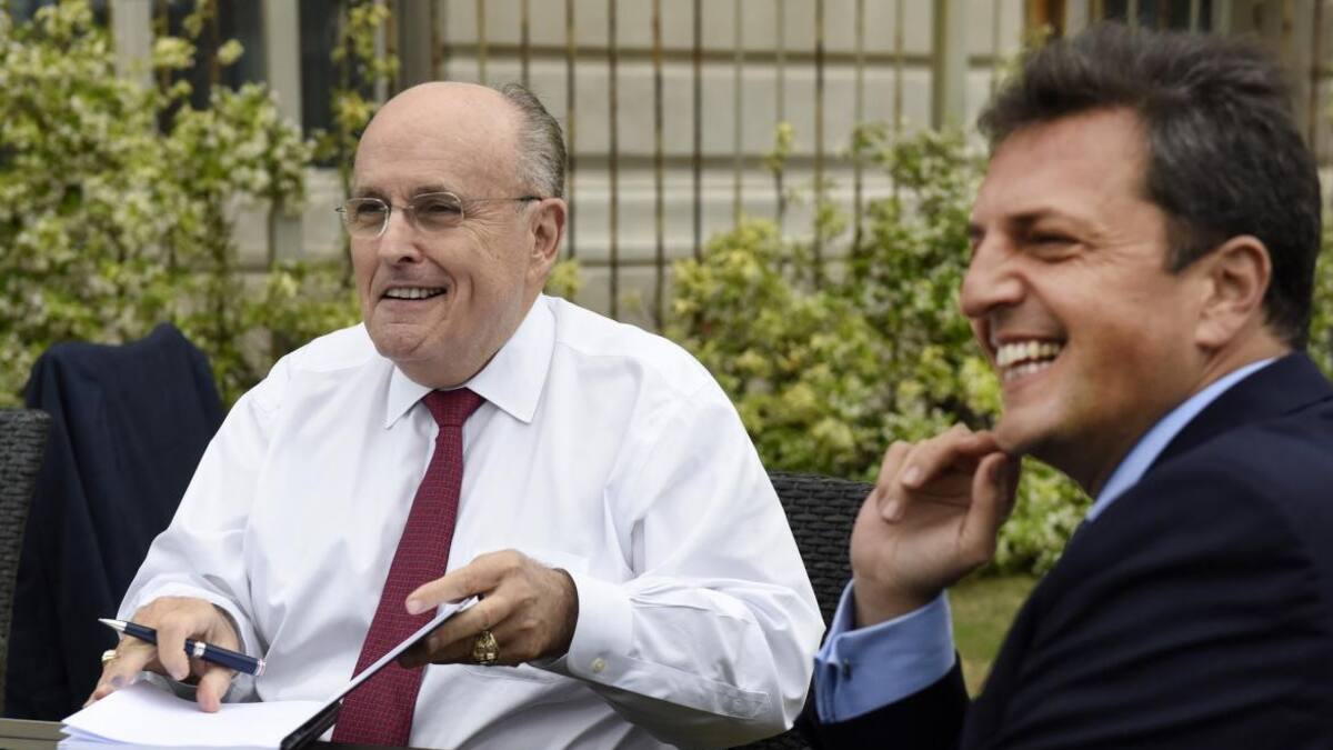 Sergio Massa se reunió con Rudolph Giuliani
