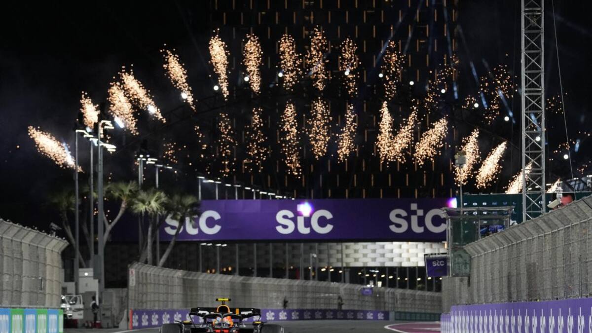Sergio Pérez; Gran Premio de Arabia Saudita. Foto: Reuters.