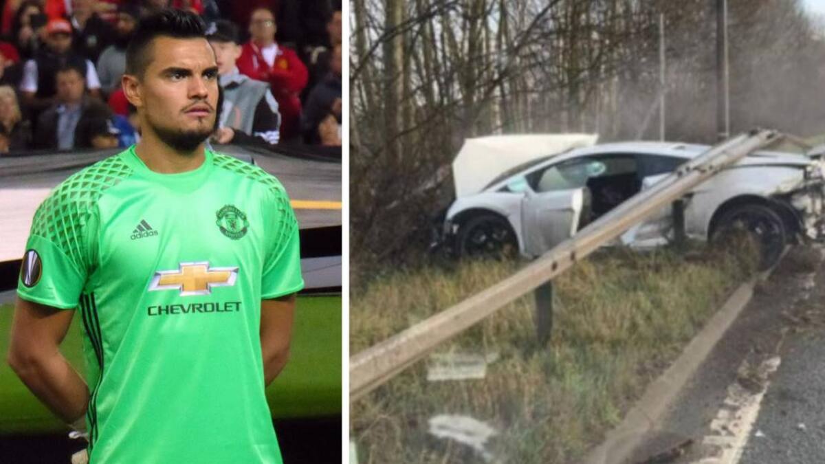 Sergio Romero, accidente de tránsito