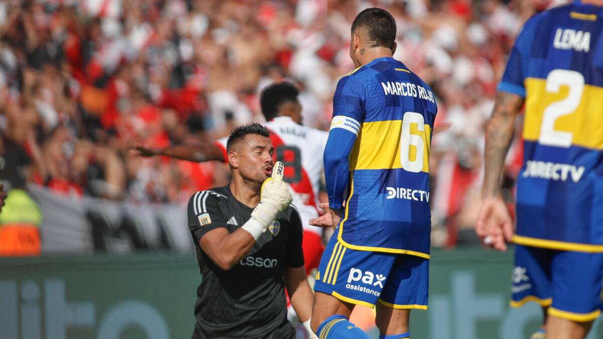 Sergio Romero; River vs Boca, Copa de la Liga. Foto: NA