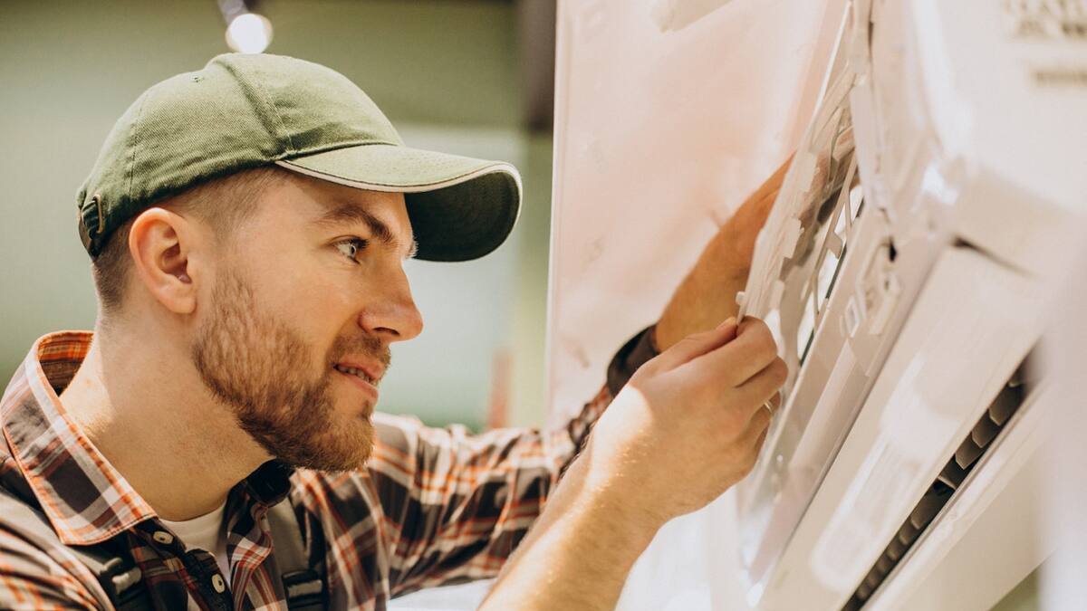 Arreglar el aire acondicionado de forma práctica y sencilla. Foto: Freepik