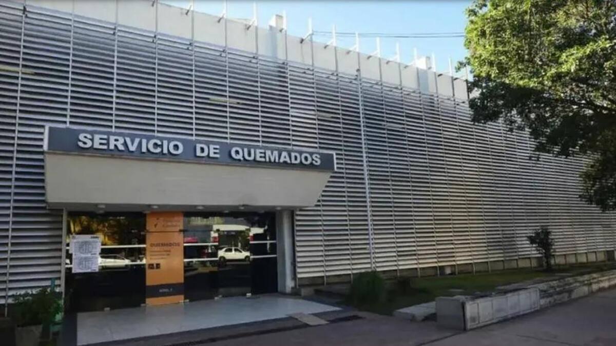 Servicio de quemados de Córdoba. Foto NA.