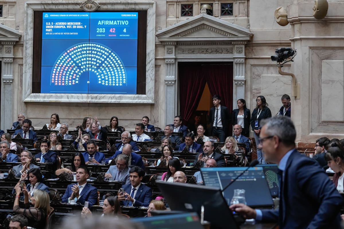 Sesión en la Cámara de Diputados