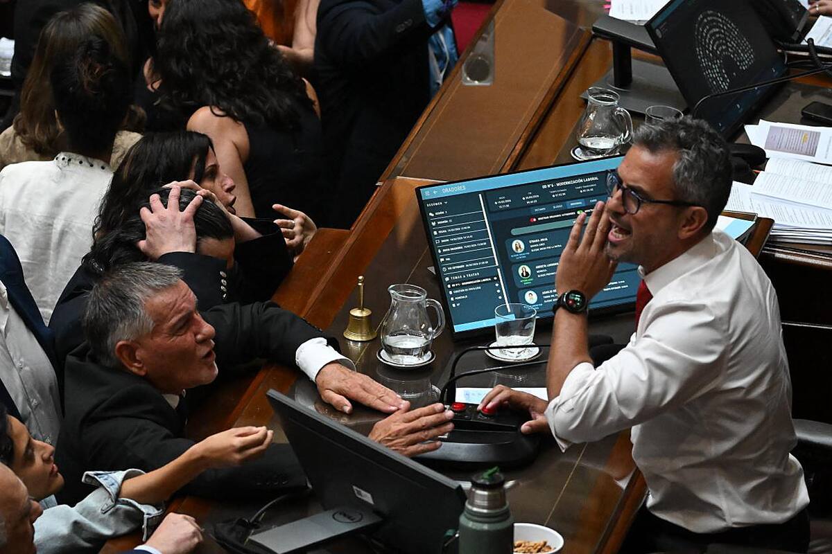 Sesión en la Cámara de Diputados