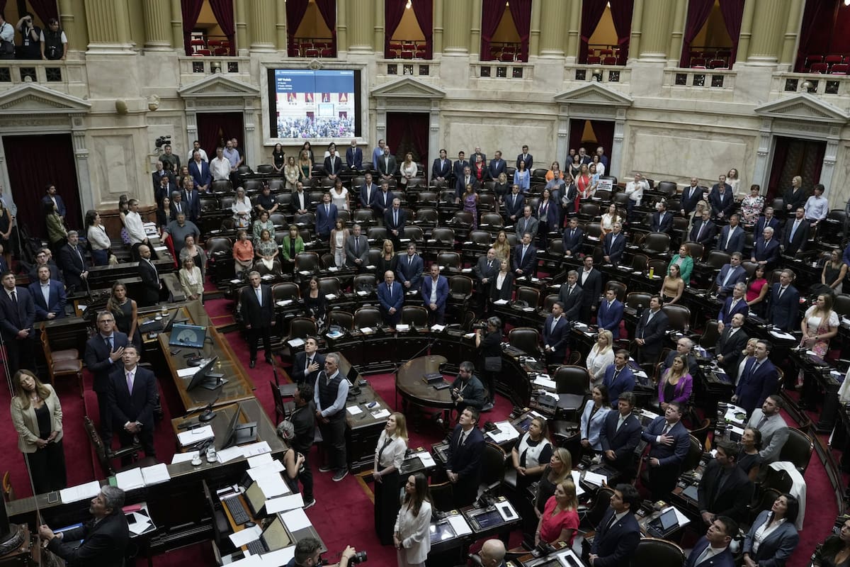 Sesión extraordinaria en la Cámara de Diputados