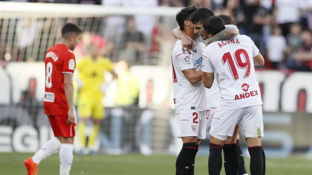 Sello argentino: con goles de Ocampos y Lamela, el Sevilla de Sampaoli derrotó a Almería
