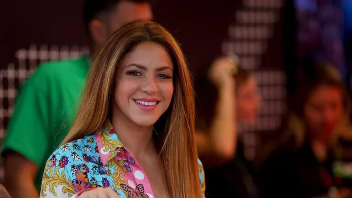 Shakira en la entrega de premios de Fórmula 1. Foto: Getty Images.
