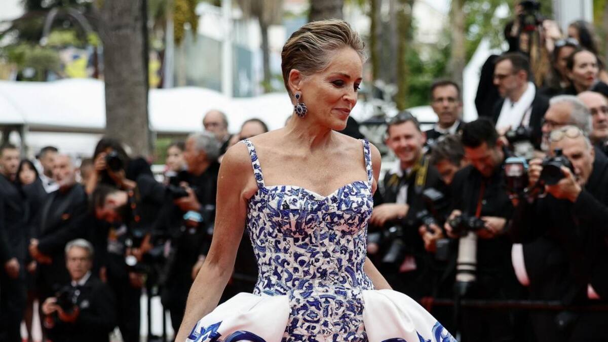 Sharon Stone en la alfombra roja del Festival de Cine de Cannes, Reuters