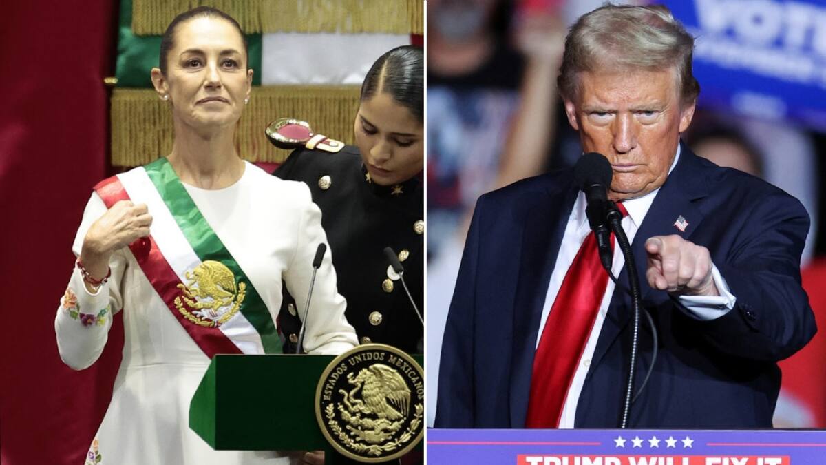 Sheinbaum y Trump
