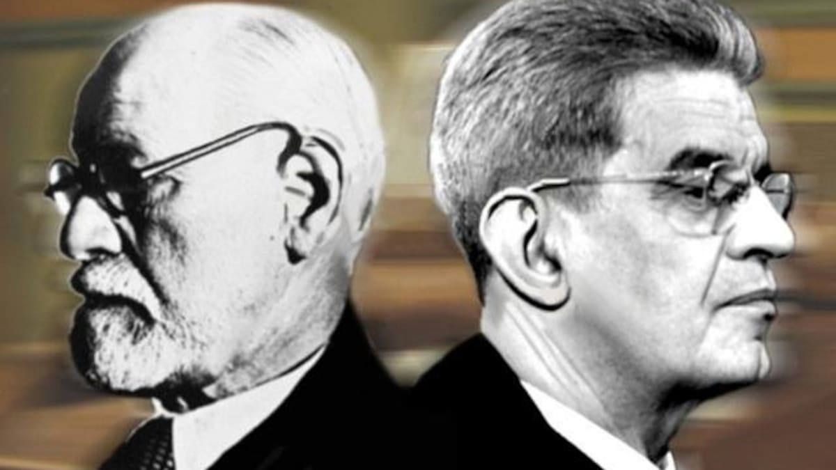 Sigmund Freud y Jacques Lacan